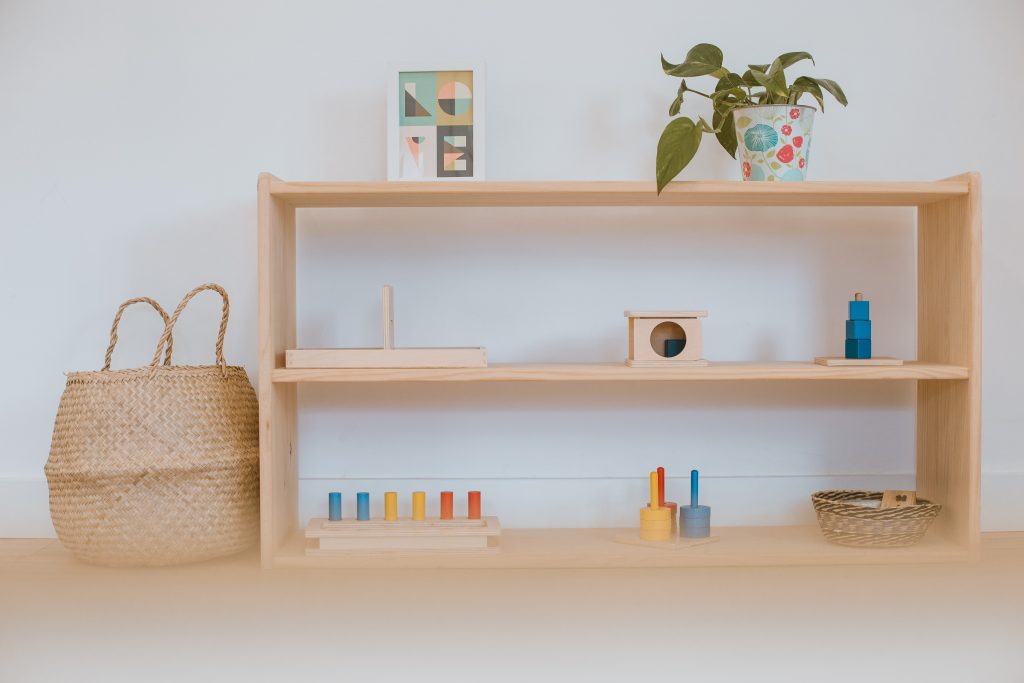 El área sensorial Montessori